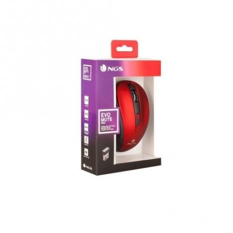 Souris sans-fil NGS Plug and play - Rouge (EVOMUTERED) Souris sans-fil NGS Plug and play - Rouge (EVOMUTERED)