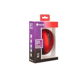 Souris sans-fil NGS Plug and play - Rouge (EVOMUTERED) Souris sans-fil NGS Plug and play - Rouge (EVOMUTERED)