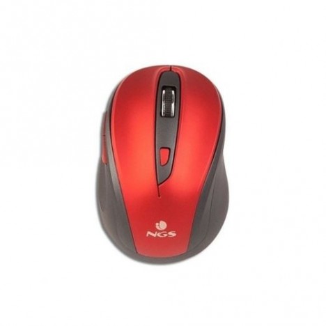 Souris sans-fil NGS Plug and play - Rouge (EVOMUTERED)