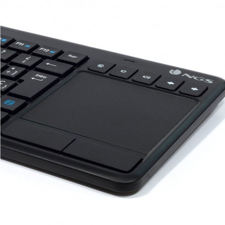 Clavier NGS Multimédia Sans Fil à Pavé Tactile - Noir (TVWARRIOR) 2