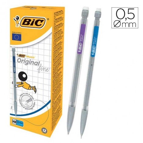 Boîte de 12 Porte-mines BIC Matic Original Fine 0.5 mm (820958