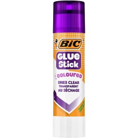 Boîte de 30 Coloured Glue Stick Bâtons de Colle Colorée BIC- 8 g (943377)