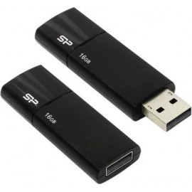 Clé USB SILICON POWER 16Go Ultima U05 USB 2.0 - Noir (SP016GBUF2U05V1K)