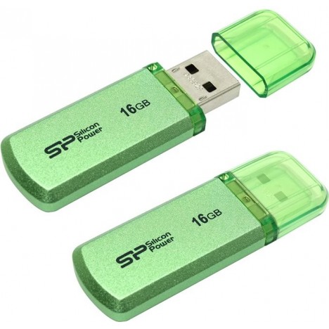 Clé USB Silicon Power Helios 101 / 16 Go - Vert (SP016GBUF2101V1N)
