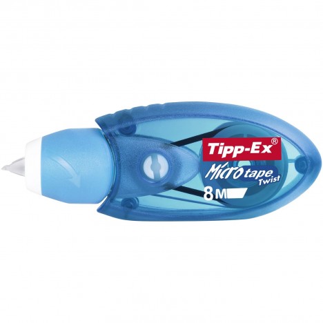 paquet de 10 correcteur - Microtape Twist - Tipp Ex - Bleu (8706143)