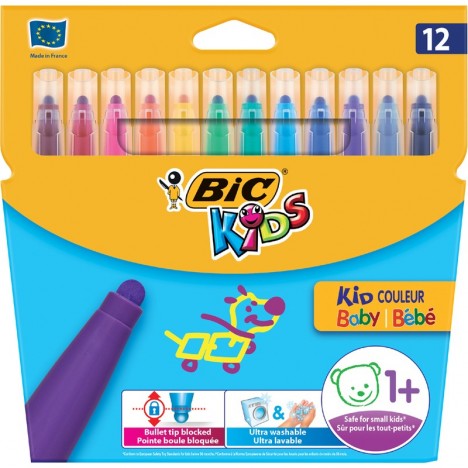 Etui En Carton De 12 Feutre Kid Couleur Baby Bic Kids 9080 Prix En Tunisie Etui En Carton De 12 Feutre Kid Couleur Baby Bic Kids 9080 Prix En Tunisie