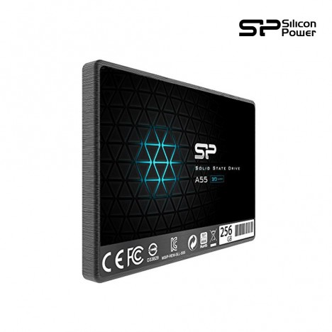 Disque dur interne SSD Silicon Power A55 256Go - 2.5" - (SP256GBSS3A55S25)