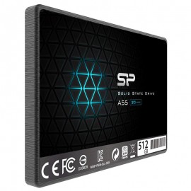 Disque Dur Interne SILICON POWER A55 Prix Tunisie 512Go SSD - 2.5" - (SP512GBSS3A55S25)