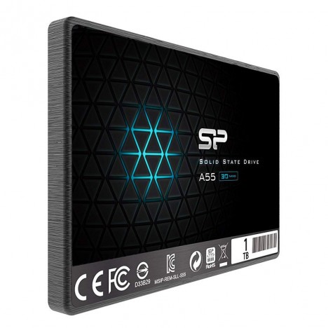 Disque Dur Interne SILICON POWER A55 1To SSD - 2.5" - (SP001TBSS3A55S25)