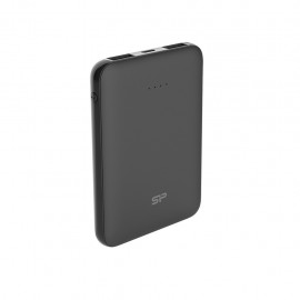 Powerbank SILICON POWER C50 5000mAh Dual USB - Noir (SP5K0MAPBKC50CPK)