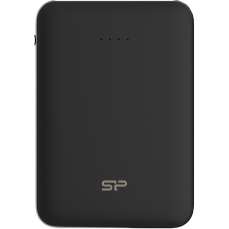 Powerbank SILICON POWER C50 5000mAh Dual USB - Noir (SP5K0MAPBKC50CPK)