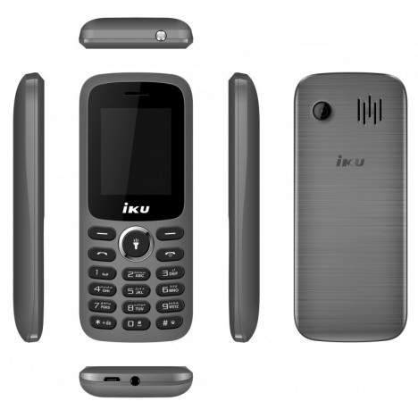 Téléphone Portable Iku S1 / Double SIM - Gris (S1-GR) Téléphone Portable Iku S1 / Double SIM - Gris (S1-GR)