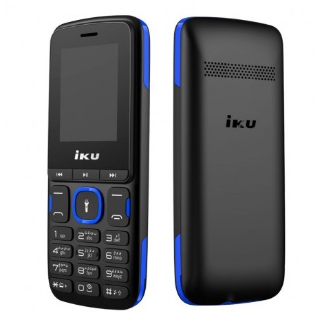 Téléphone Portable IKU F104 Double Sim - Noir & Bleu (IKU-F104-BLUE)