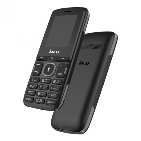 Téléphone Portable IKU F104 Double Sim - Noir & Gris (IKU-F104-GRAY)