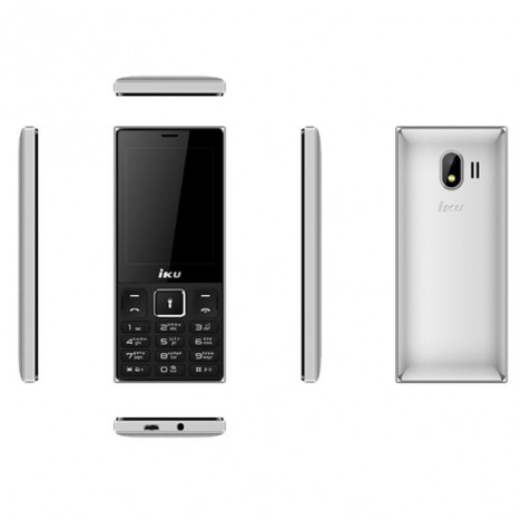Téléphone Portable IKU F50 Double Sim - Silver (IKU-F50-SILVER) Téléphone Portable IKU F50 Double Sim - Silver (IKU-F50-SILVER)