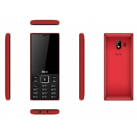 Téléphone Portable IKU F50 Double Sim - Rouge (IKU-F50-RED)