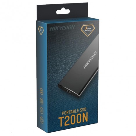Disque Dur Externe HIKVISION T200N 128 Go SSD - Noir (HS-ESSD-T200N/128G) Disque Dur Externe HIKVISION T200N 128 Go SSD - Noir (HS-ESSD-T200N/128G)