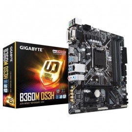 Carte mère Gigabyte B360M DS3H DDR4 MICRO-ATX Carte mère Gigabyte B360M DS3H DDR4 MICRO-ATX