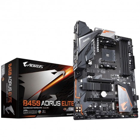 Carte mère Gigabyte AMD AM4 GBT B450M AORUS ELITE 1.0 M/B