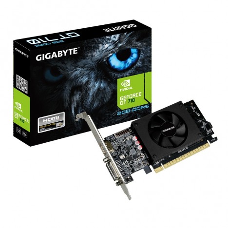 Cartes graphiques Gigabyte GeForce GT 710 2 Go -(GV-N710D5-2GIL)