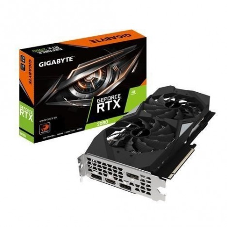 Cartes graphiques Gigabyte RTX 2060 SUPER WINDFORCE 8G -(N2060WF2-8GD)