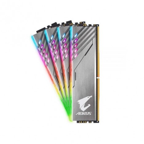 Barrette Mémoire Gigabyte AORUS RGB DDR4 16GO (2x8Go) 3200MHz + (2*0 Go) RGB