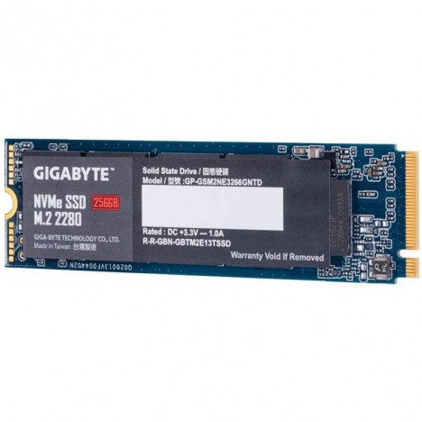 Disque Dur Interne Gigabyte NVMe SSD M.2 / 256 Go Disque Dur Interne Gigabyte NVMe SSD M.2 / 256 Go