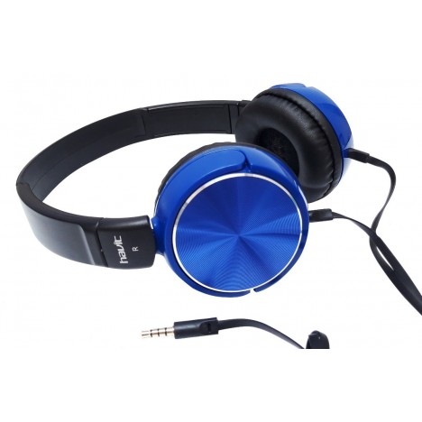 Casque Micro Havit HV-H2178D pour PC & Smartphone - Bleu