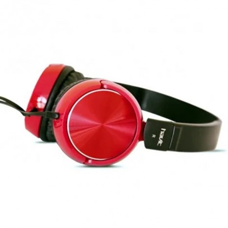 Casque Micro Havit HV-H2178D pour PC & Smartphone - Rouge