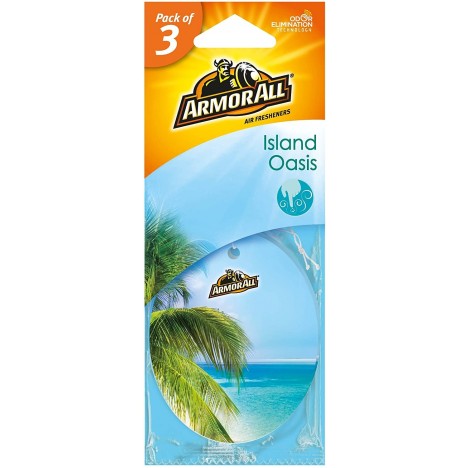Lot de 3 Carte Air Freshener-Island Oasis Bleu (GAA18518ML1)