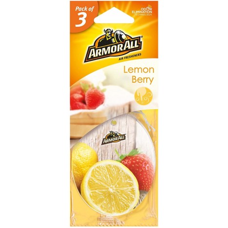 Lot de Carte Air Freshener-Lemon Berry Jaune (GAA18522ML1)