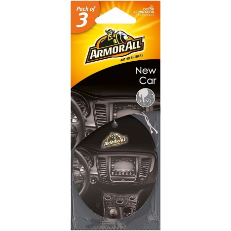 Lot de 3 Carte Air Freshener-New Car ARMORALL Noir (GAA18561ML1)