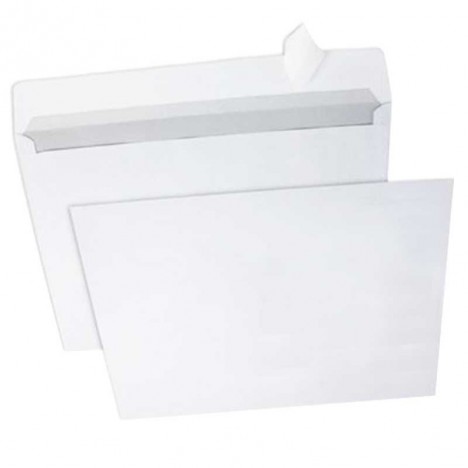 Enveloppe blanc PIGNA 162X229mm Strip 80Gr (PQ/500)