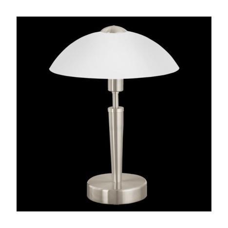 lampe de table SOLO 1 60W nickel mat/satin Eglo (85104)