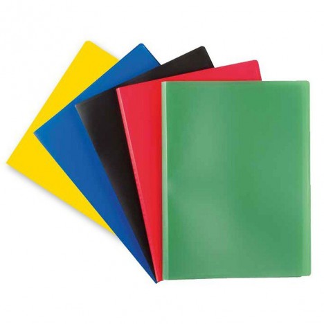 Porte Documents DELI A4 PP 40 P Assortis - EB00402