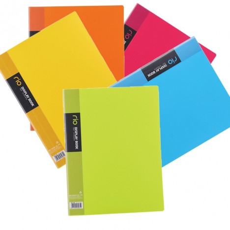 Porte documents Personnalisable DELI A4 PP 20P Assortis - E5032