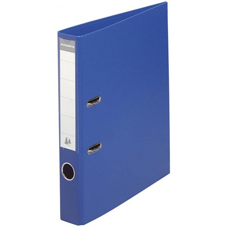 Classeur a Levier EXACOMPTA DELI A4 PVC DOS 50 - Bleu marine