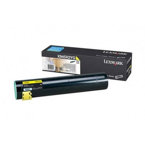 Toner Original Lexmark X940e, X945e Yellow (22K) - X945X2YG