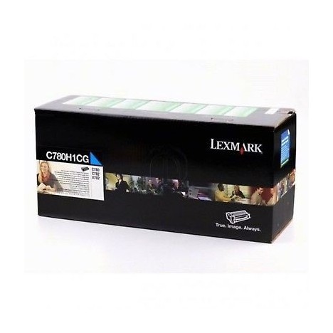 Toner Original Lexmark C780, C782 Cyan (10K) - C780H1CG