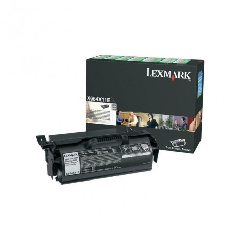Toner Original Lexmark X654, X656, X658 (36K) - X654X11E
