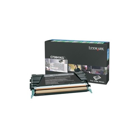 Toner Original Lexmark C736, X736, X738 Black (12K) - C736H1KG