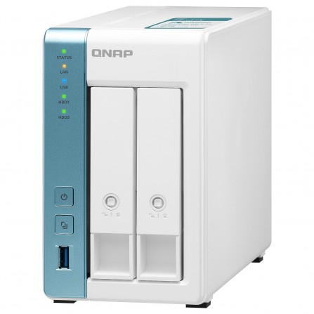 Serveur NAS 2 baies (sans disque dur) QNAP 2TO - (TS-231K) 2