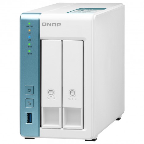 Serveur NAS 2 baies (sans disque dur) QNAP 2TO - (TS-231K)