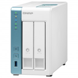 Serveur NAS 2 baies (sans disque dur) QNAP 2TO - (TS-231K)