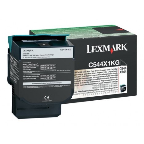 Toner Original Lexmark C544, X544 Black (6K) - C544X1KG