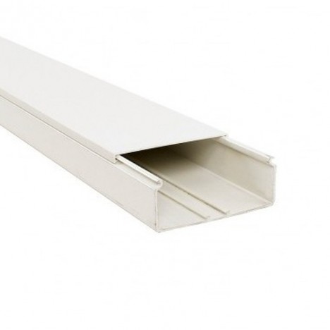 Moulure 30x16 avec adhésives mutlusan 2m - Blanc