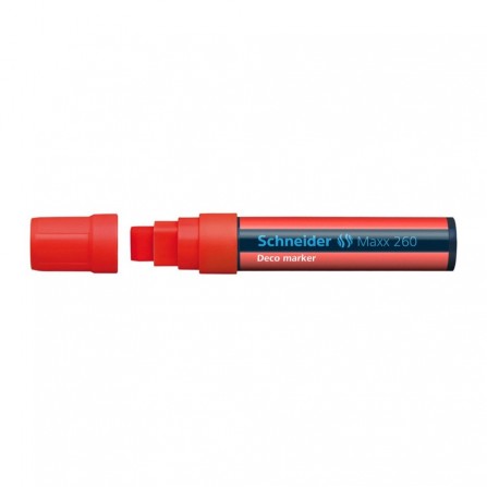 MARQUEUR SCHNEIDER DECO MAXX 260 ROUGE (5mm à 15mm)