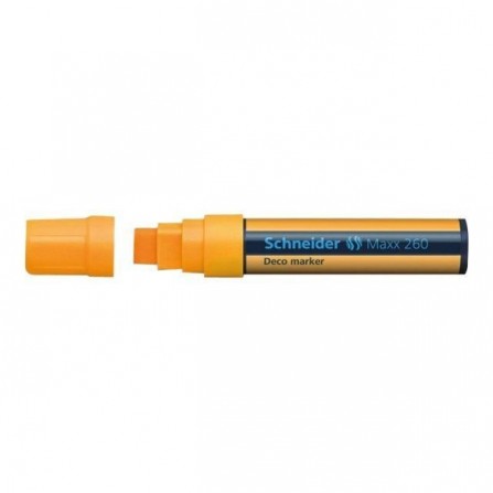 MARQUEUR SCHNEIDER DECO MAXX 260 ORANGE (5mm à 15mm)