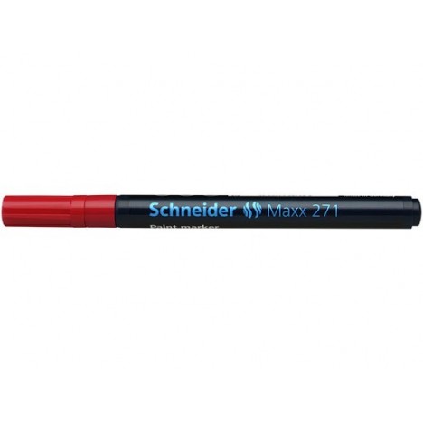 MARQUEUR SCHNEIDER PAINT 271 ROUGE POINTE CONIQUE 2MM