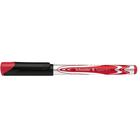 ROLLER TOPBAL 811 POINTE ACIER 0,5MM/ROUGE RECH. (ROLLER 850)